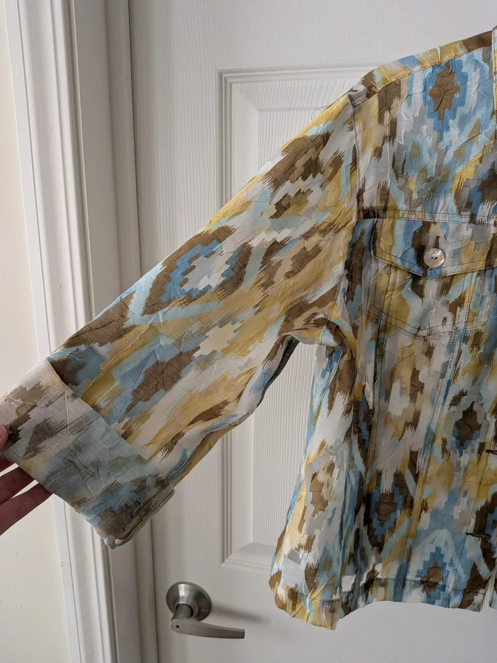 Ruby Rd. Printed Button Jacket - Picture 4 of 11